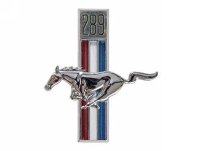 Scott Drake - 67-68 Mustang 289 Running Horse Fender Emblem (LH)