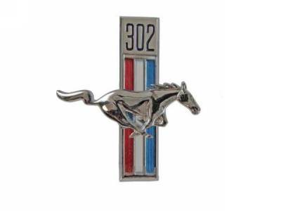 Scott Drake - 1968 Mustang 302 Running Horse Fender Emblem (RH)