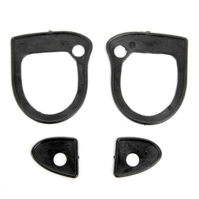 All Classic Parts - 65-66 Mustang , 69-70 Mustang Outside Door Handle Pad Set, 4pc set