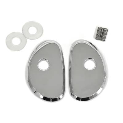 All Classic Parts - 65-66 Mustang Inside Door Handle (Escutcheons), PAIR