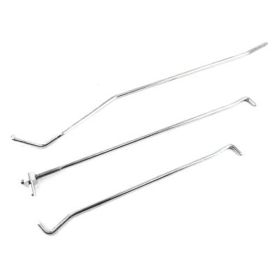 All Classic Parts - 67-68 Mustang Door Lock Rod Set, Right (3pc Set)