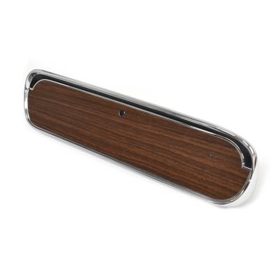 All Classic Parts - 65-66 Mustang Glove Box Door, Woodgrain Pony-style