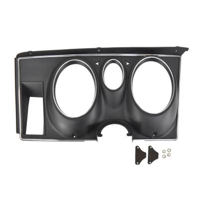 All Classic Parts - 71-73 Mustang Instrument Bezel, Black Camera Case Finish