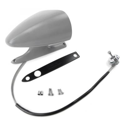 All Classic Parts - 71-73 Mustang Outside Racing Mirror, Remote Left
