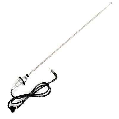 All Classic Parts - 64-68 Mustang Radio Antenna Assembly, Round Base