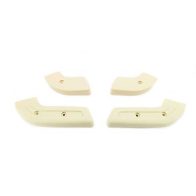 All Classic Parts - 68-70 Mustang Seat Side Hinge Cover, Neutral, 4pc set