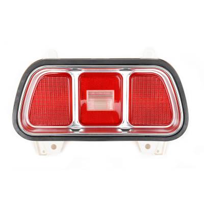 All Classic Parts - 71 - 73 Mustang Tail Light Assembly (Lens, Gasket, Housing, Bezel), Fits RH or LH