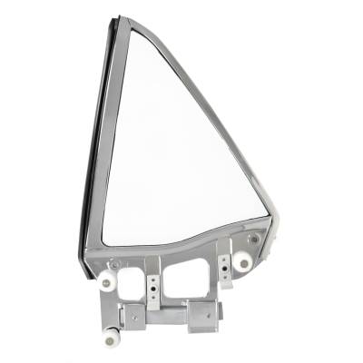 All Classic Parts - 67-68 Mustang Quarter Window Complete Assembly, Coupe, w/Clear Glass, Left