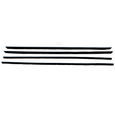 All Classic Parts - 67-68 Mustang Window Felt Weatherstrip Kit, Fastback (4 Pcs)