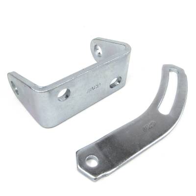All Classic Parts - 65-71 Mustang Alternator Mounting Brackets, w/o AC, 6 Cyl 170/200 (2pc Set)