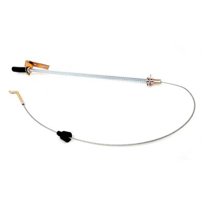 All Classic Parts - 67-68 Mustang Parking Brake Cable Assembly (Includes Seal, Firewall Bracket, Clip), FRONT, Concours