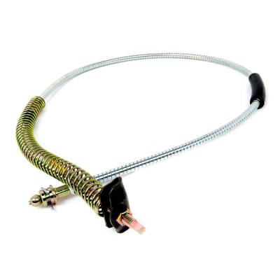 All Classic Parts - 71-73 Mustang Parking Brake Cable Assembly (Includes Seal, Spring, Equalizer, Clip), FRONT, Concours