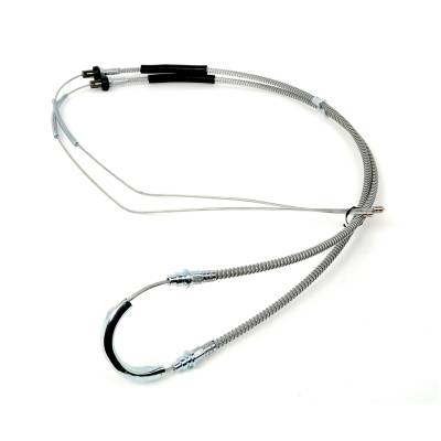All Classic Parts - 66 Mustang Parking Brake Cable Assembly (Includes Seal, Spring, Equalizer), REAR (160 1/4"), Concours