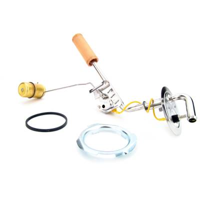 All Classic Parts - 69 Mustang Fuel Sending Unit w/ Brass Float, Lock Ring & Gasket, STAINLESS, 3/8"