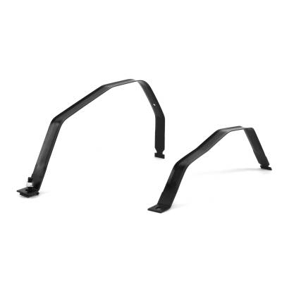 All Classic Parts - 79-81 (Before 4/81) Mustang Fuel Tank Straps, Black, PAIR