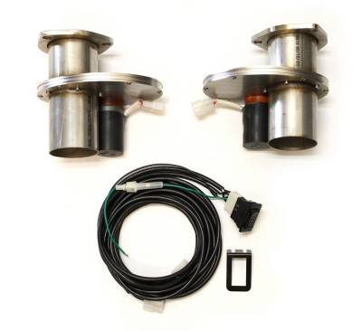 Doug's Headers - Universal Electric Exhaust Cut-Outs for 2.50 Diameter Exhaust Pipes