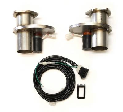 Doug's Headers - Universal Electric Exhaust Cut-Outs for 3 Inch Diameter Exhaust Pipes