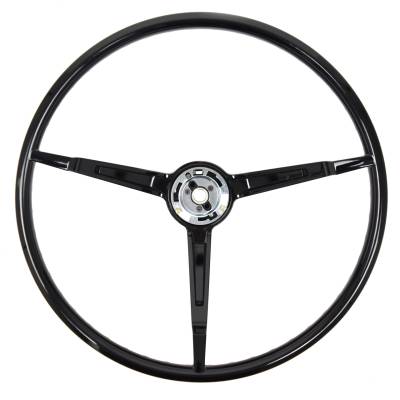 All Classic Parts - 67 Mustang Steering Wheel ONLY, Standard, Black