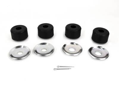 All Classic Parts - 65-66 Mustang Strut Rod Bushing Kit, Rubber (8pcs/set)