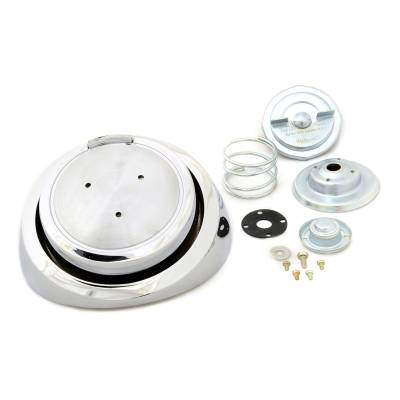 All Classic Parts - 67-68 Mustang Pop-Open Gas Cap (Includes Twist Cap & Hardware) w/o Emblem