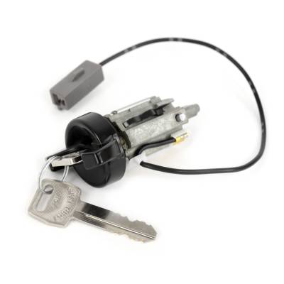 All Classic Parts - 79-93 Mustang Ignition Lock Cylinder w/ 2 Keys, Black