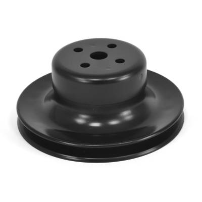 All Classic Parts - 65-67 Mustang Water Pump Pulley 289, Single Groove, Black (6 1/16" OD)