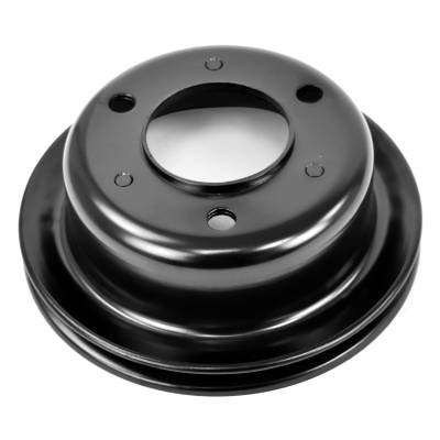 All Classic Parts - 65-67 Mustang Crankshaft Pulley 289, Single Groove, Black (6 1/4" OD)