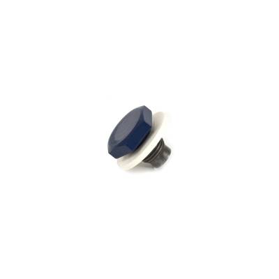 All Classic Parts - 65-73 Mustang Oil Pan Drain Plug w/ Gasket, Blue