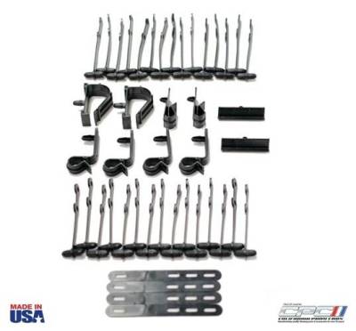 California Pony Cars - 1967-1968 MUSTANG WIRE LOOM CLIP KIT
