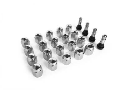 Scott Drake - 1964 - 1973 Mustang Style Steel Rim Lug Nuts, Economy Version