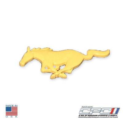 NXT-GENERATION - 1994-2004 Mustang Running Horse Emblem, CANARY YELLOW