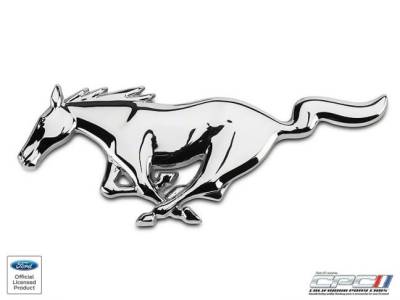 NXT-GENERATION - 1994-2004 Mustang Running Horse Emblem "CHROME"