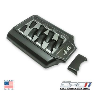 NXT-GENERATION - 05 - 10 Mustang 4.6L 3V Intake Plenum Throttle Body Cover Kit Black & Gunmetal