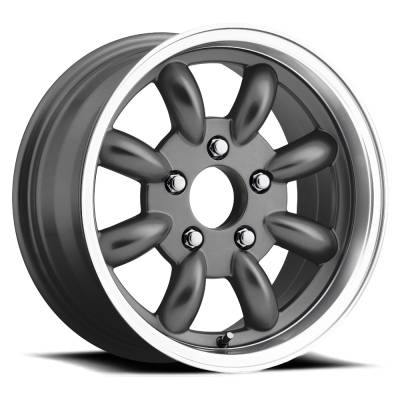 Legendary Wheel Co. - 65 - 73 Mustang LW80 17x8 T/A Style Alloy Rim - Charcoal Finish