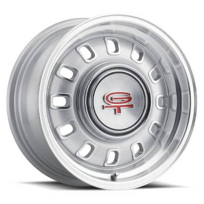 Legendary Wheel Co. - 65 - 73 Mustang 15 X 7 LW60 GT8 Wheel, SILVER Finish, 4 X 4.5"