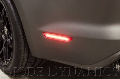 Diode Dynamics Lighting - 2015 - 2020 Ford Mustang LED Side Marker Lights, Pair, Choose Lens Color