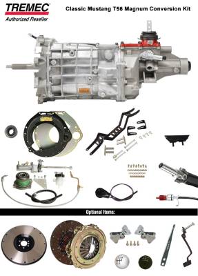 American Powertrain - 1965 - 1966 Mustang Manual Transmission Tremec T-56 Magnum Conversion Kit