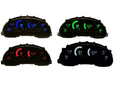 Intellitronix - Intelligent Electronics - 1994 - 2004 Mustang LED Digital Gauge Panel, Direct Replacement