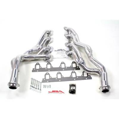 JBA Headers - 67-70 Mustang JBA Long Tube Headers 1-3/4 Inch, Silver Ceramic 390/428 Engine