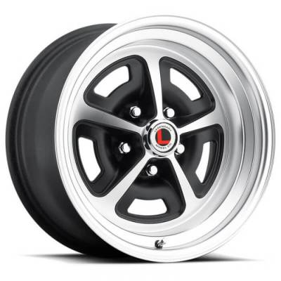 Legendary Wheel Co. - 16 x 8 Magnum Alloy Wheel, 5 on 4.5 BP, 4.5 BS, Satin Black / Satin