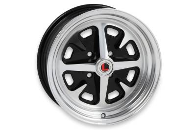 Legendary Wheel Co. - 74 - 78 Mustang II 15x6 Magnum 400 Wheel- Gloss Black/ Machined