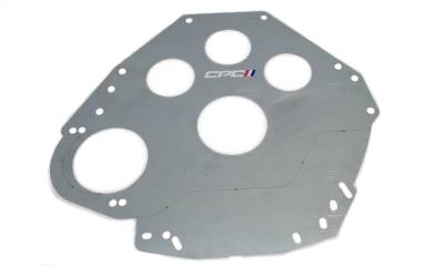 California Pony Cars - 289/302351 SBF Block Plate, works w/ C4, C6, AOD, AODE, T-5, FMX Trans and 157 or 164 Tooth Flywheel