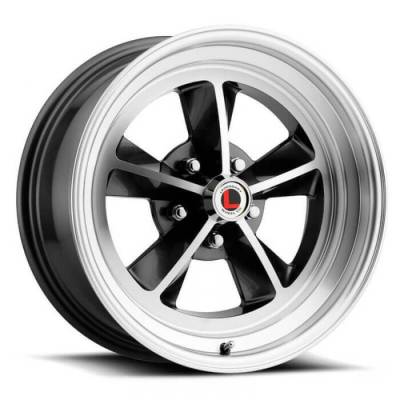 Legendary Wheel Co. - 69 - 73 Mustang 15 x 7 Legendary GT9 Alloy Wheel, 5 on 4.5 BP, 4.25 BS, Charcoal