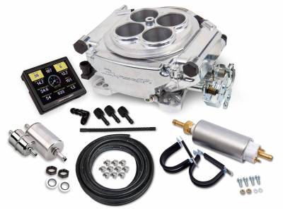 Holley - 64 - 73 Mustang Holley Sniper 4 Barrel EFI Self-Tuning Master Kit, Polished