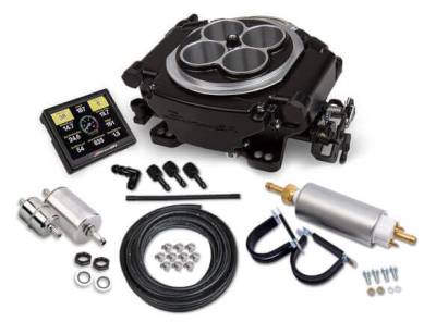 Holley - 64 - 73 Mustang Holley Sniper 4 Barrel EFI Self-Tuning Master Kit, Black