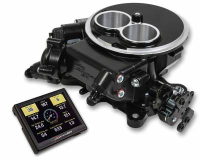 Holley - 64 - 73 Mustang Holley Sniper 2 Barrel EFI Self-Tuning Base Kit, Black Ceramic