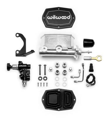 Wilwood Engineering Brakes - 64-73 Mustang Wilwood Compact Brake Master Cylinder, Polished, 7/8 Bore