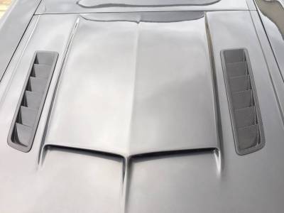 Stang-Aholics - Universal Carbon Fiber Hood Vents, Functional