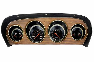 Classic Instruments - 1969-70 Mustang Direct Fit Gauge Set, Velocity Black