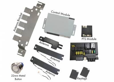 Ididit Inc. - IDIDIT Push To Start Ignition System 22mm Column or Dash Mount Metal Button